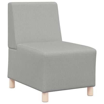 Unité de Sofa Modulaire Sans Accoudoirs 2 pcs Gris nuage