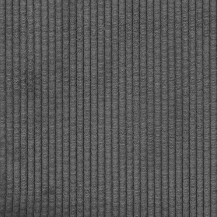 Unité de Sofa Modulaire Sans Accoudoirs 3 pcs Gris foncé