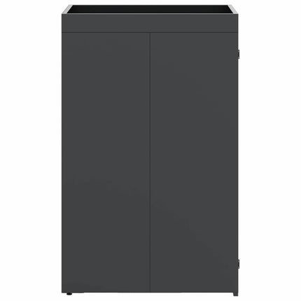 Stockage de Poubelle à Roulettes avec Toit de Jardinière pour Poubelle de 240L