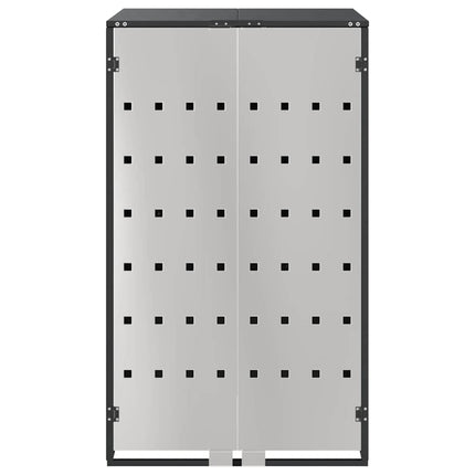 Stockage de Poubelle à Roulettes avec Couvercle à Gaz Relevable pour Poubelle de 240L