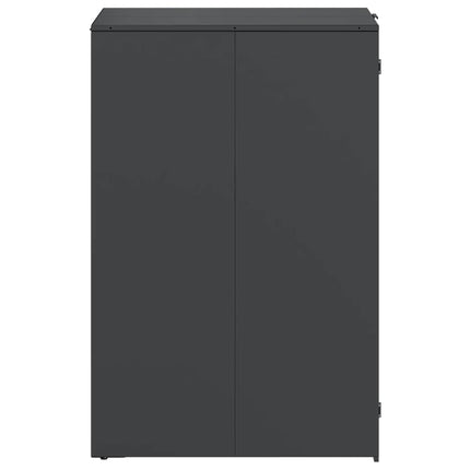 Stockage de Poubelle à Roulettes avec Couvercle à Gaz Relevable pour Poubelle de 240L