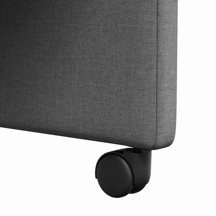 Chaises de salle à manger 2 pcs Gris foncé 57 x 66 x 94 cm