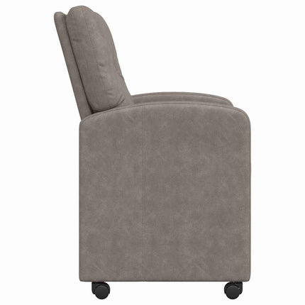 Chaises de salle à manger 2 pcs Gris 57 x 67 x 95 cm Faux cuir