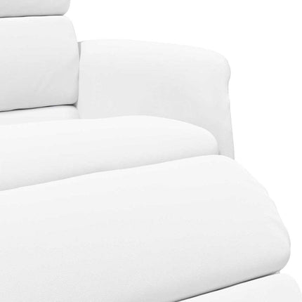 Fauteuil inclinable Blanc 71 x 98 x 106 cm Faux cuir