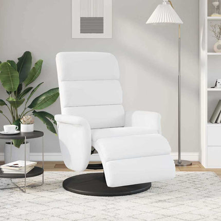 Fauteuil inclinable Blanc 71 x 98 x 106 cm Faux cuir