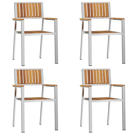 EnsembledeRepasdeJardin Marron AcaciaMassif