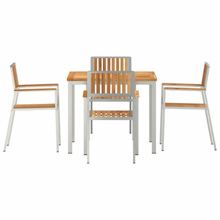 EnsembledeRepasdeJardin Marron TeckMassif