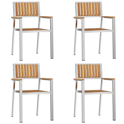 EnsembledeRepasdeJardin Marron TeckMassif