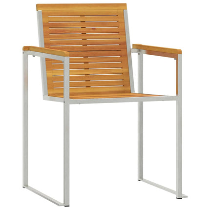 TransatdeSoleil 3 pcs Marron 200x60x88cm AcaciaMassif