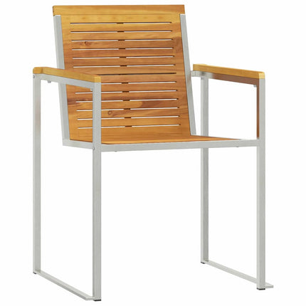 TransatdeSoleil 3-personne 3 pcs Marron 200x60x88cm TeckMassif