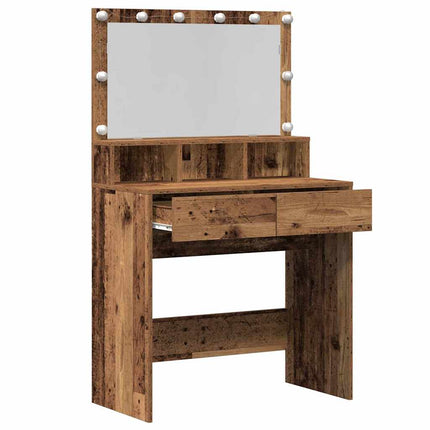 Table de Toilette avec tiroir Bois ancien 80 x 41 x 134.5 cm