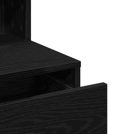 Table de Toilette avec tiroir Chêne noir 80 x 41 x 134.5 cm