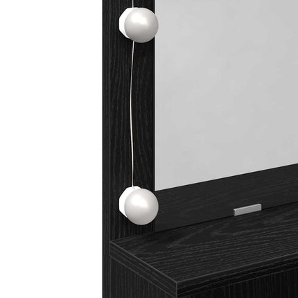 Table de Toilette avec tiroir Chêne noir 80 x 41 x 134.5 cm
