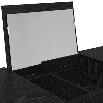 Table de Toilette Chêne noir 100 x 45 x 76 cm Bois d'ingénierie