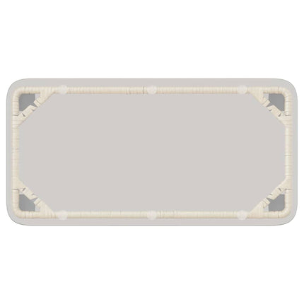 Table de Jardin Naturel 80 x 40 x 45.5 cm Poly rotin