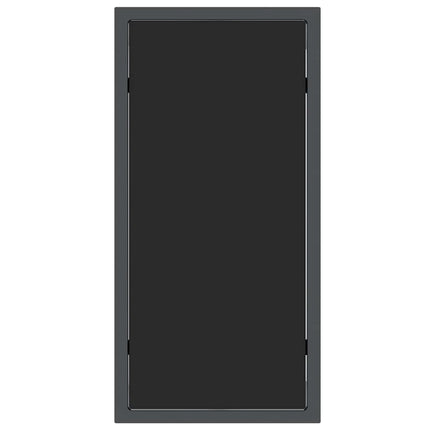 Transats avec table 3 pcs Noir et anthracite 197 x 54 x 86 cm