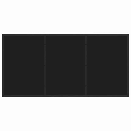 Table de Jardin Noir 140 x 80 x 73 cm Teck massif