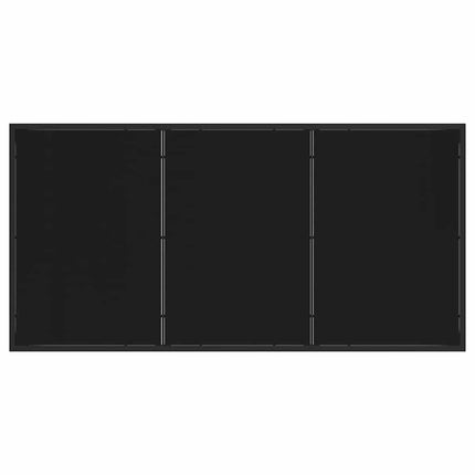 Table de Jardin Noir 160 x 80 x 73 cm Teck massif