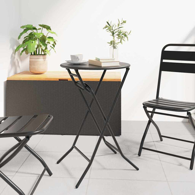 Table de Jardin Anthracite 50 x 50 x 72 cm Acier