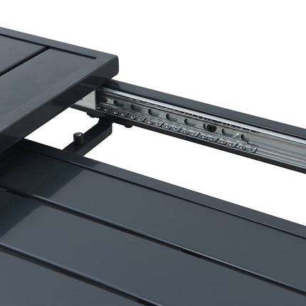 Table d'Extension Anthracite 180 x 80 x 76 cm Acier
