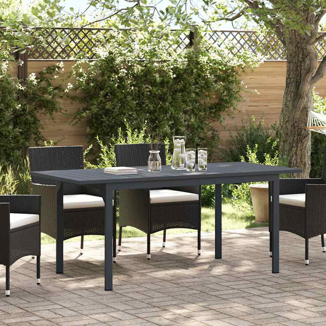 Table d'Extension Anthracite 180 x 80 x 76 cm Acier