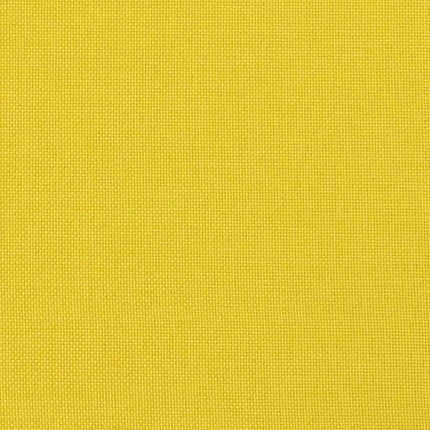 Canapé à Haut Dossier Jaune clair 109 x 56 x 121 cm tissu