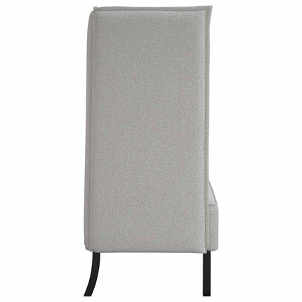 Canapé à Haut Dossier Gris nuage 109 x 56 x 121 cm tissu