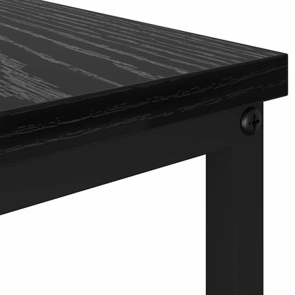 Table Basse 100 X 51 X 45 Cm Bois D'ingénierie Chêne noir