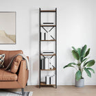 Bibliothèque Chêne fumé 40 x 30 x 188 cm Bois d'ingénierie