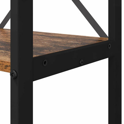 Bibliothèque Bois ancien 40 x 30 x 118 cm Bois d'ingénierie