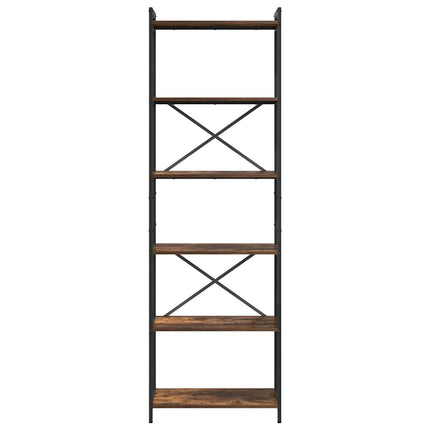 Bibliothèque Chêne fumé 60 x 30 x 188 cm Bois d'ingénierie