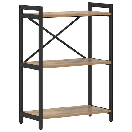 Bibliothèque chêne artisanal 60 x 30 x 83 cm Bois d'ingénierie