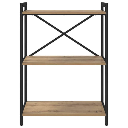 Bibliothèque chêne artisanal 60 x 30 x 83 cm Bois d'ingénierie