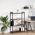 Bibliothèque Chêne fumé 80 x 30 x 118 cm Bois d'ingénierie