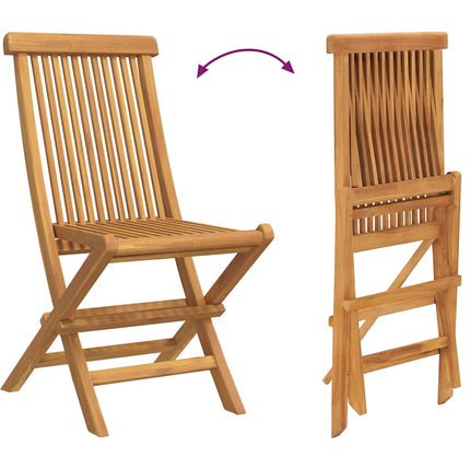 Ensemble de salle à manger pour jardin 7 pcs Marron