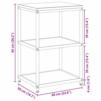 Étagère de rangement de cuisine Argenté Acier inoxydable
