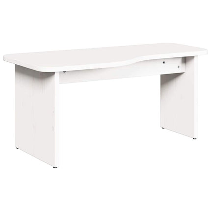 Table basse Blanc 100 x 69 x 35.5 cm Bois massif en pin