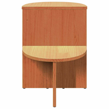 Table d'appoint Marron cire 50 x 40 x 50 cm Bois massif en pin