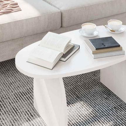 Table basse Blanc Pin massif