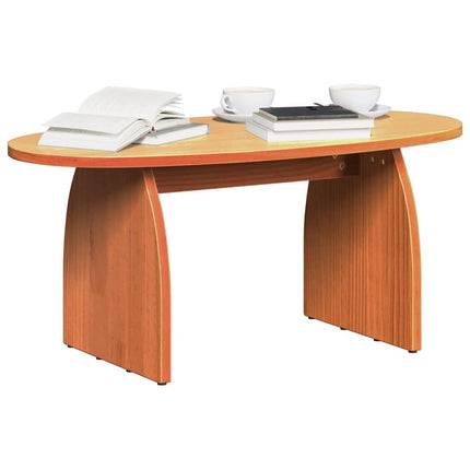 Table basse Brun cire Pin massif