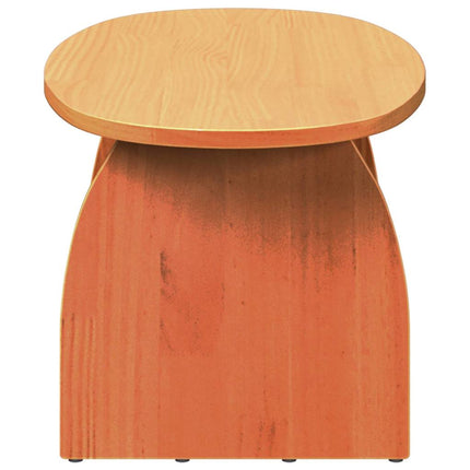 Table basse Brun cire Pin massif