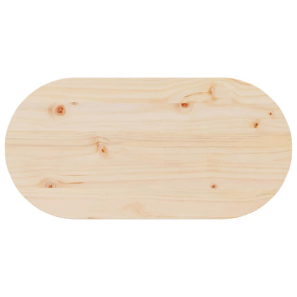 Table basse Naturel 80 x 39,5 x 35 cm Bois de pin massif