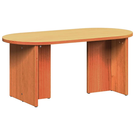 Table basse Marron cire 80 x 39,5 x 35 cm Bois de pin massif