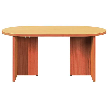 Table basse Marron cire 80 x 39,5 x 35 cm Bois de pin massif
