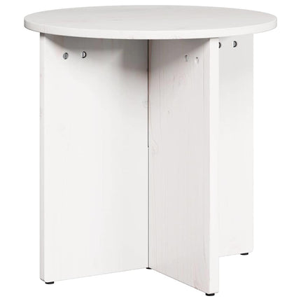 Table basse 2 pcs Blanc 41,5 x 41,5 x 41 cm Bois massif en pin