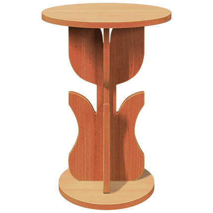 Table d'appoint Marron cire 39.5 x 39.5 x 53.5 cm