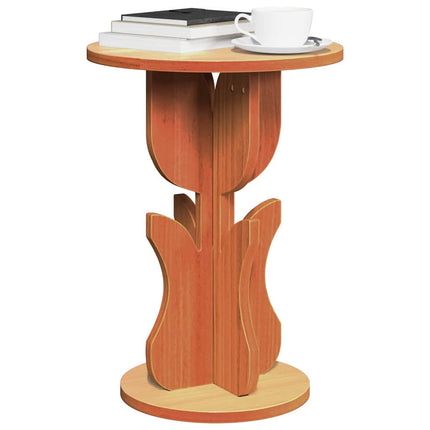 Table d'appoint Marron cire 39.5 x 39.5 x 53.5 cm