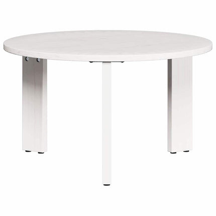 Table basse 2 pcs Blanc 47,5 x 47,5 x 27 cm Bois de pin massif