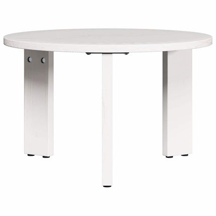 Table basse 2 pcs Blanc 47,5 x 47,5 x 27 cm Bois de pin massif