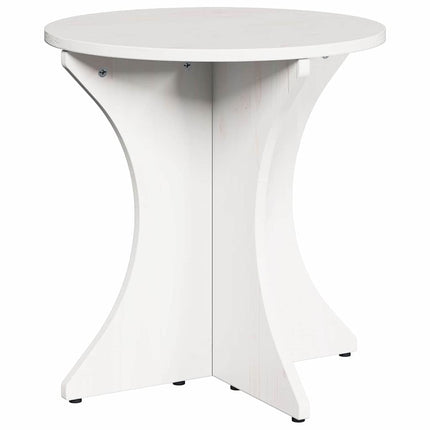 Table basse 2 pcs Blanc 46 x 46 x 47 cm Bois massif en pin